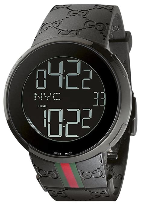 Orologi Gucci in Acciaio Nero 